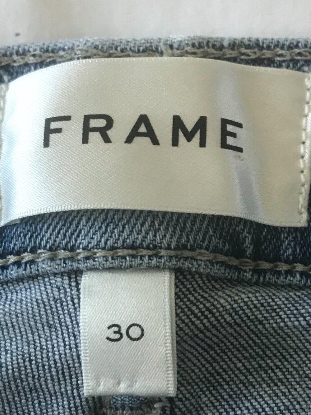 Frame Le Garcon Jeans Women 30 Blue Mid Rise Medium Wash Sculpting Slimming - Picture 3 of 14